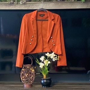 C’est Toi orange blazer!